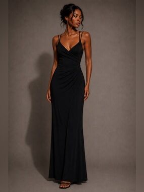 guess black maxi dress Vanya Ribbed Maxi Dress